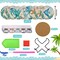 8 Pieces Ocean Diamond Art Painting Coaster Kit, DIY Crafts Kit with Holder, Non Slip Coaster Art Supplies for Adults, Ideal Christmas Gift